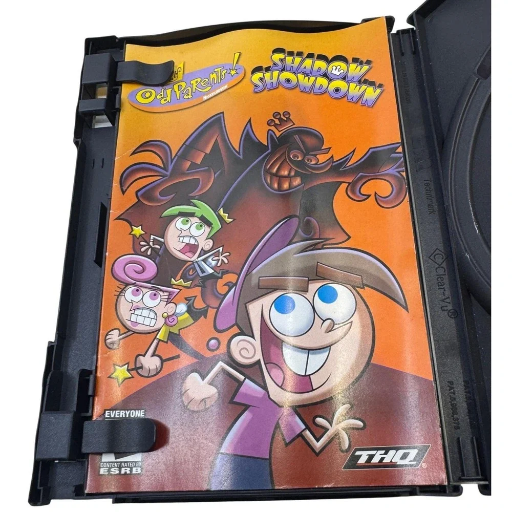 The Fairly OddParents Shadow Showdown Sony PlayStation 2 PS2 Game Case & Manual